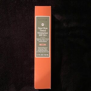 Naturium Dew-Glow Tinted Moisturizer SPF 50+ - Light Orange